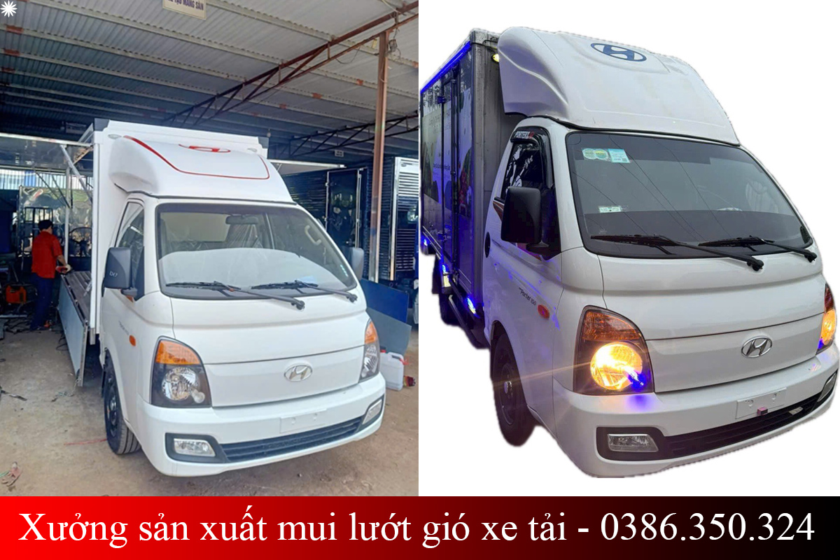 Mui lướt gió xe tải Hyundai Porter 150 giá gốc