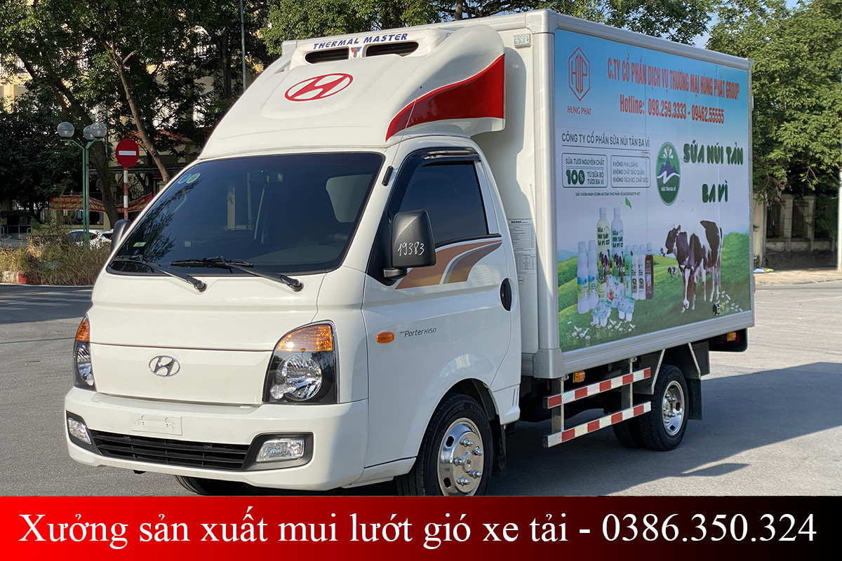 Mui lướt gió xe tải Hyundai Porter 150