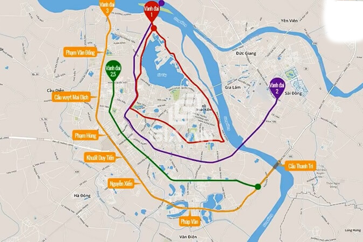 Đường vành đai 1-2-3 hà nội